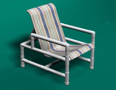 PVC Sling Recliner Chair