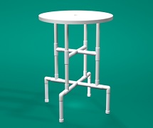 PVC 30inch Bar table